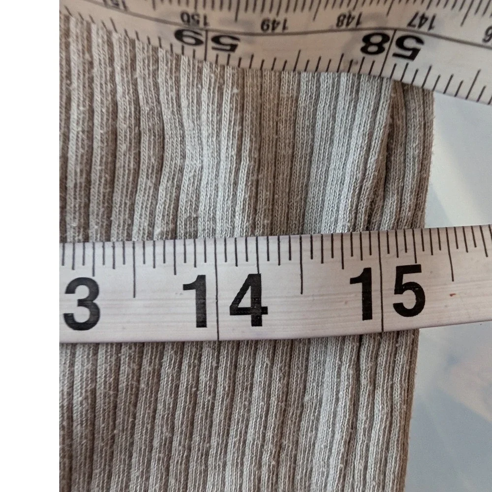 Standard James Perse Ribbed Bodycon Tank Dress Gray 1 Small Minimalist Lounge - Picture 10 of 11